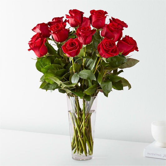 Long Stem Red Rose Bouquet – The Flower Nook Inc, Orlando FL