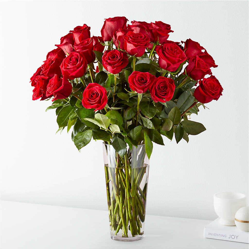Long Stem Red Rose Bouquet – The Flower Nook Inc, Orlando FL