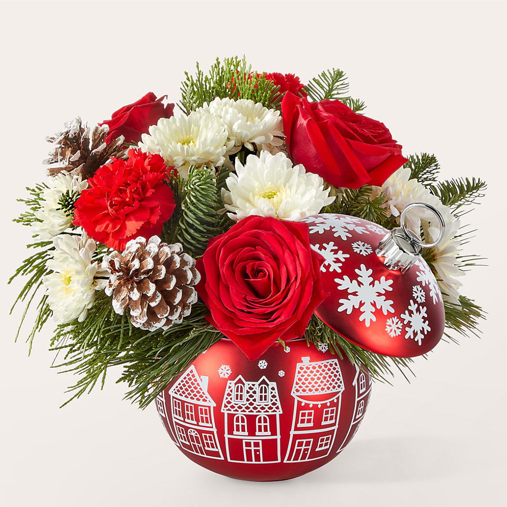 Christmas Village Ornament – The Flower Nook Inc, Orlando FL