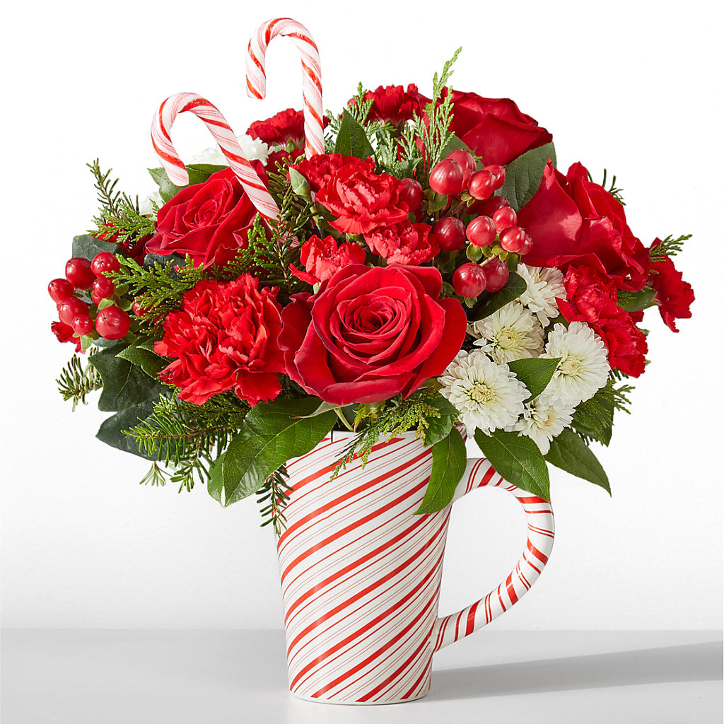 Peppermint Swirl Mug – The Flower Nook Inc, Orlando FL