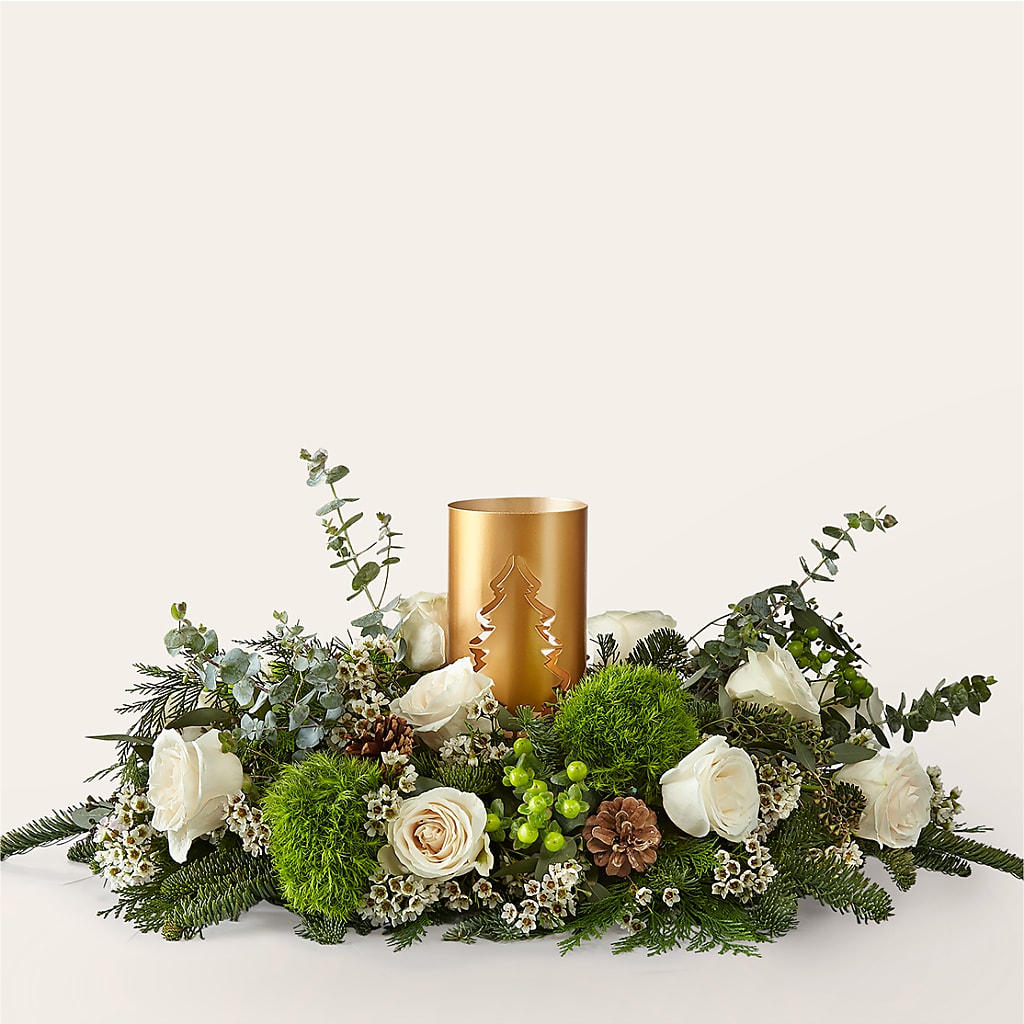 Chestnuts Roasting Centerpiece – The Flower Nook Inc, Orlando FL