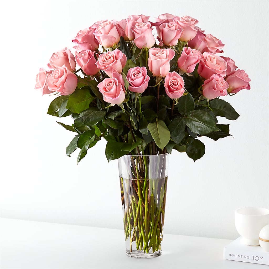 Long Stem Pink Rose Bouquet – The Flower Nook Inc, Orlando FL