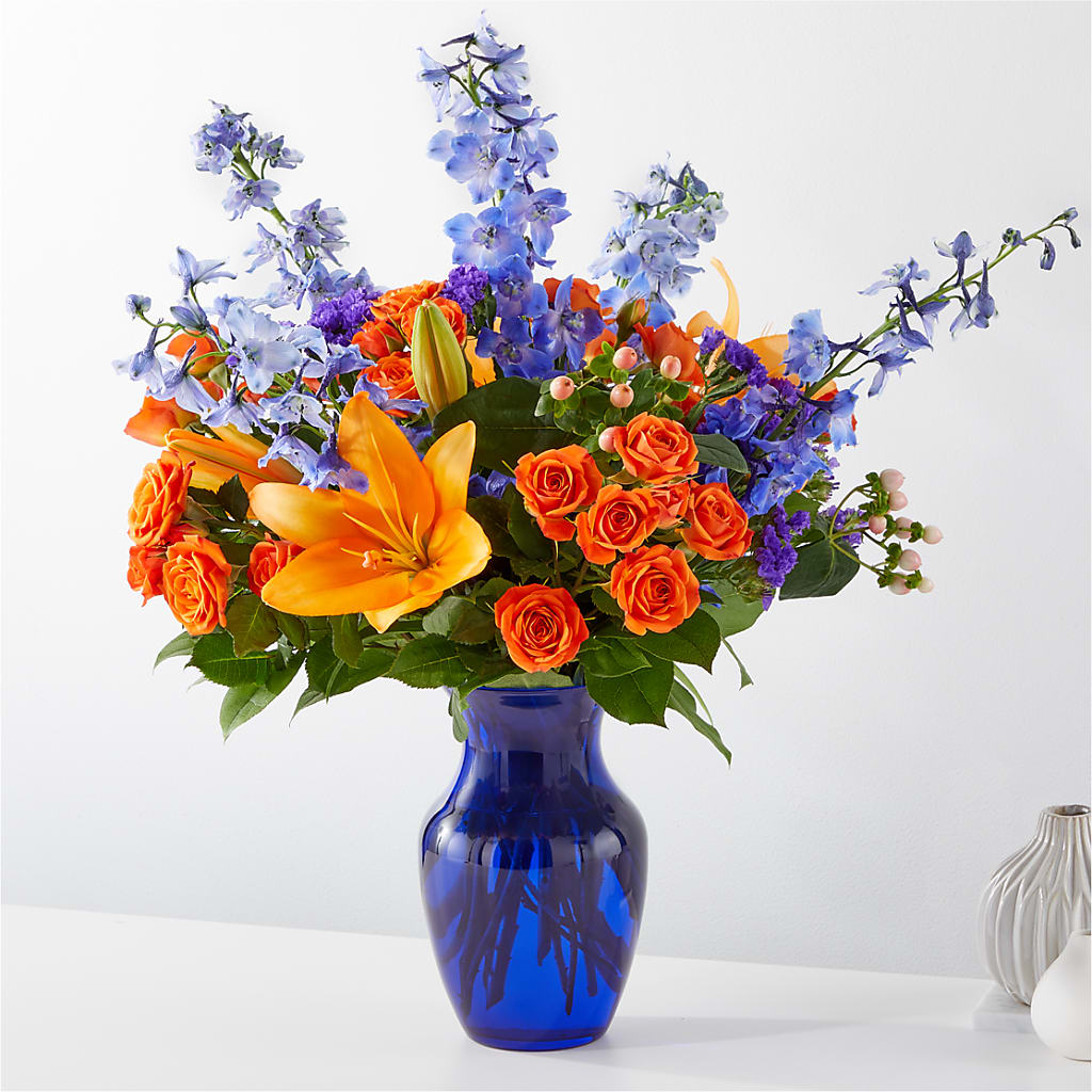 Radiant Citrus Bouquet – The Flower Nook Inc, Orlando FL