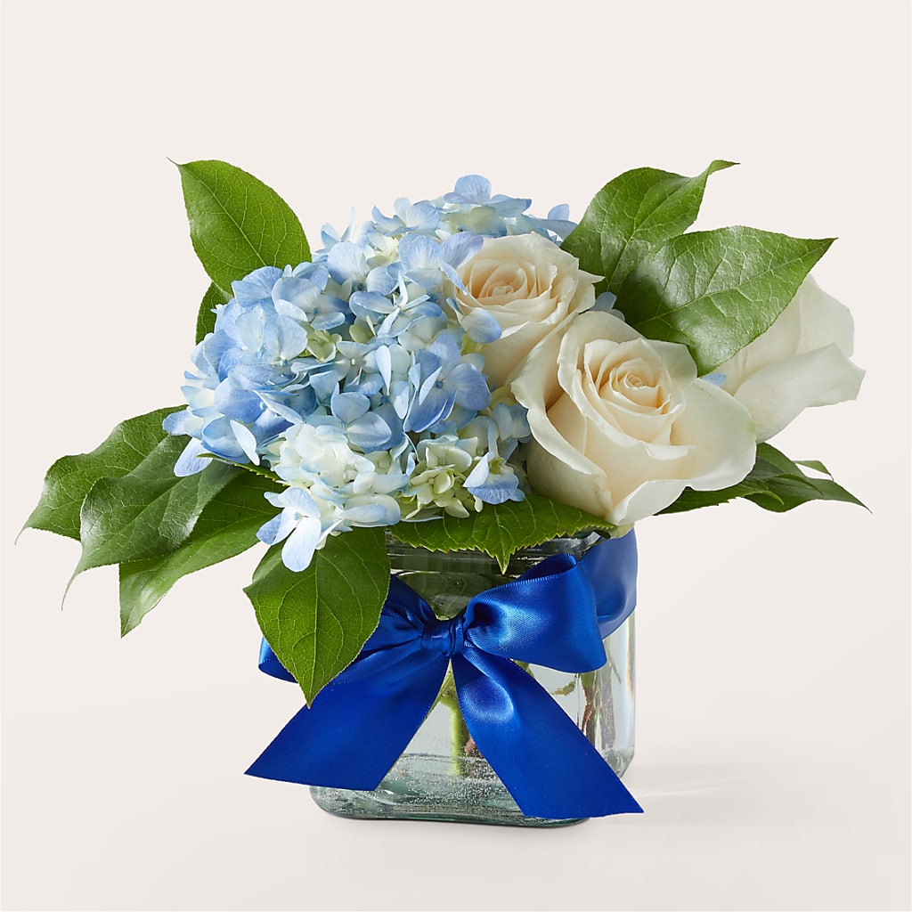 Sky Blue Delight Bouquet – The Flower Nook Inc, Orlando FL