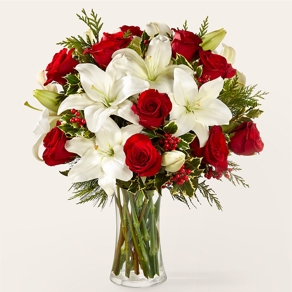 Sparkling Snowflakes Bouquet – The Flower Nook Inc, Orlando FL
