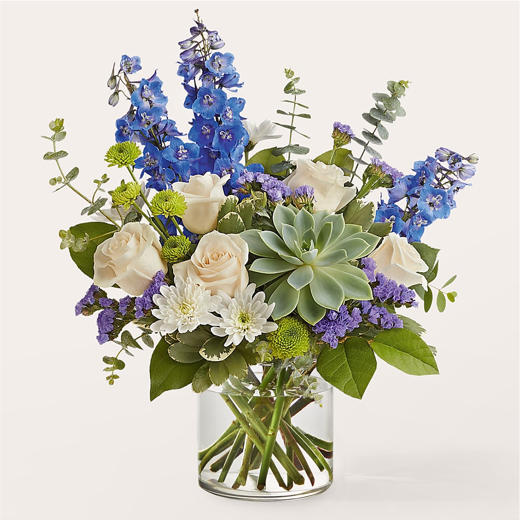 Cerulean Waves Bouquet – The Flower Nook Inc, Orlando FL