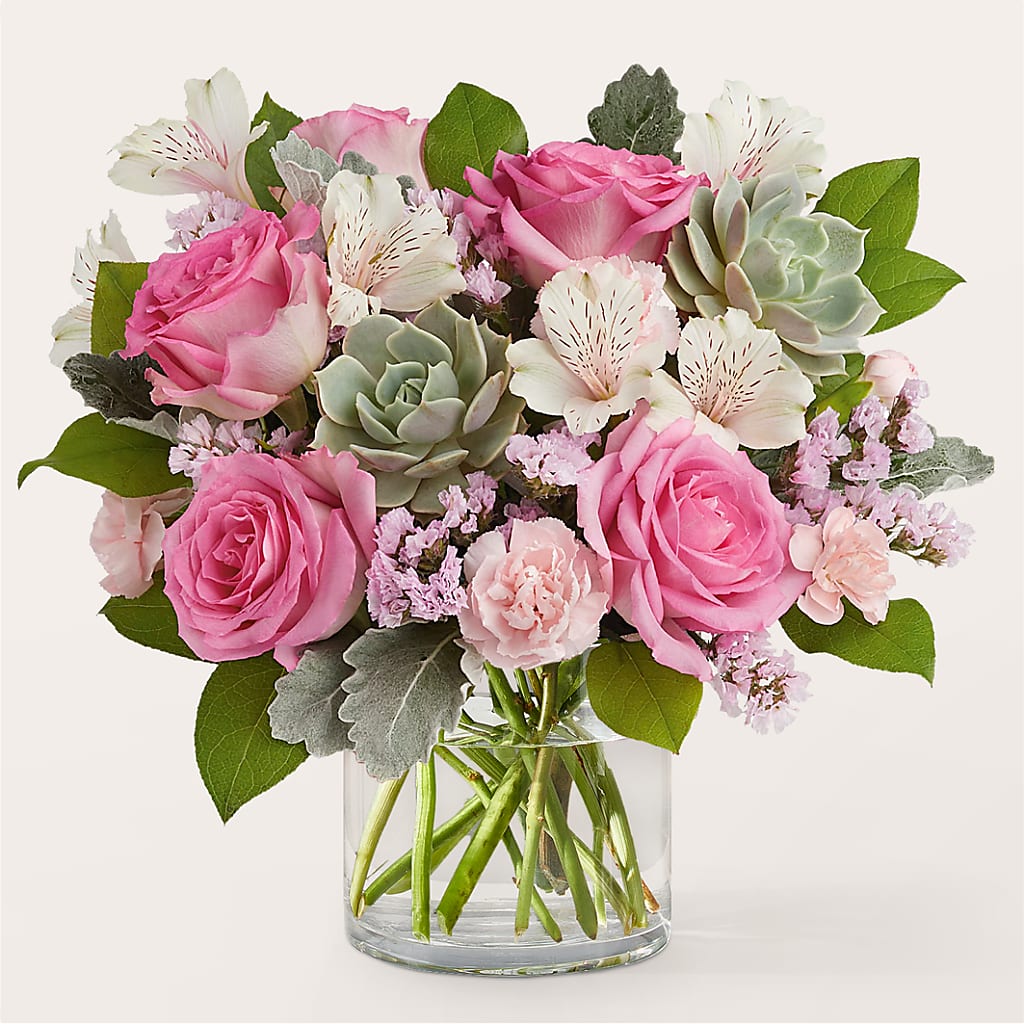 Dusty Rose Bouquet – The Flower Nook Inc, Orlando FL