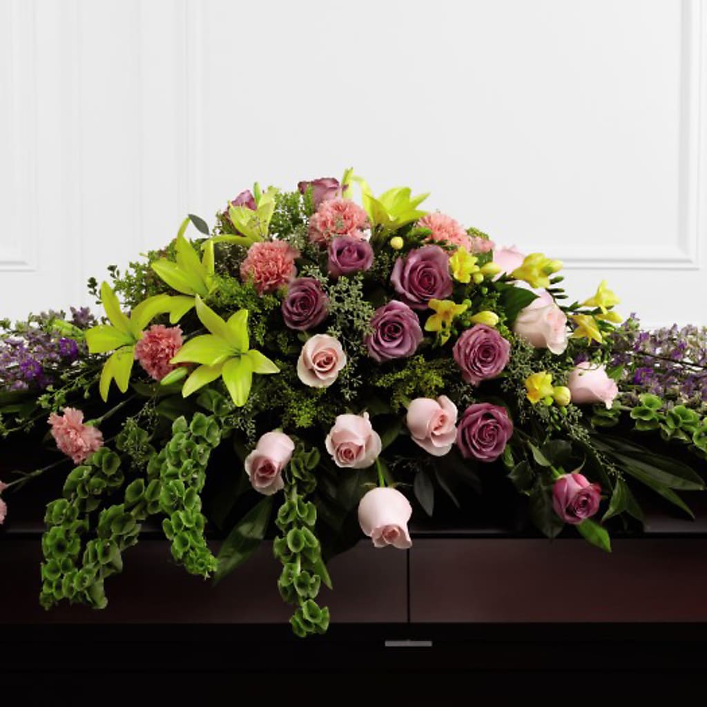 Forever Beloved Casket Spray – The Flower Nook Inc, Orlando FL