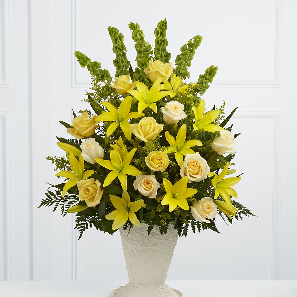 Golden Memories Arrangement – The Flower Nook Inc, Orlando FL