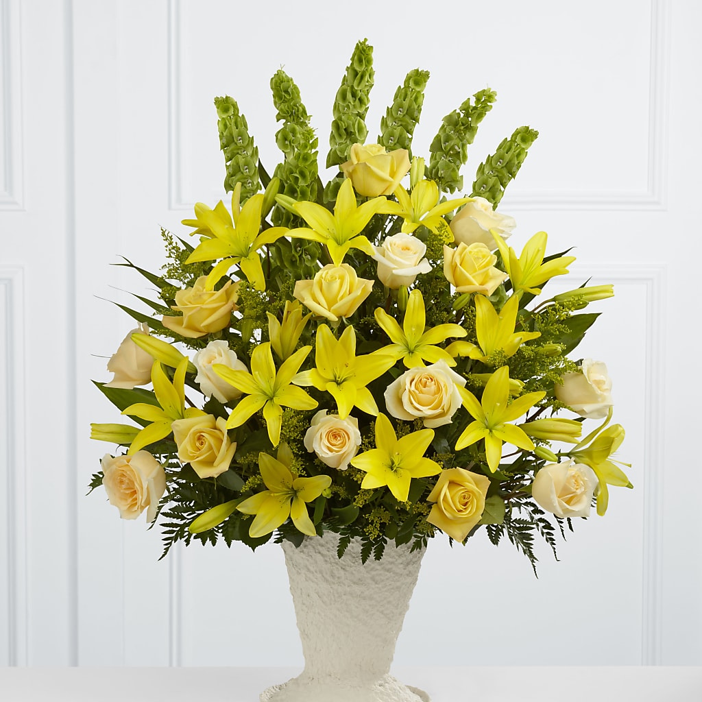 Golden Memories Arrangement – The Flower Nook Inc, Orlando FL