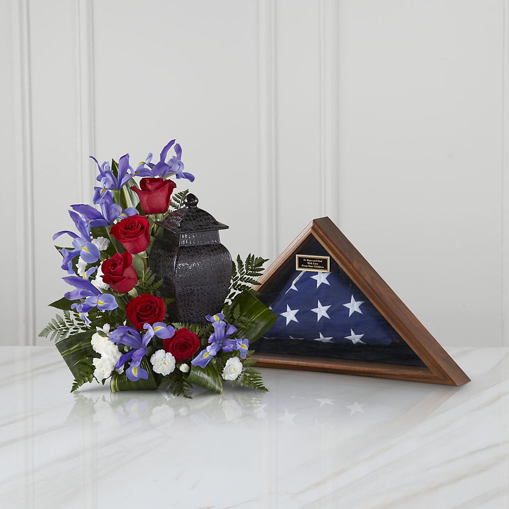 Patriotic Tribute Arrangement – The Flower Nook Inc, Orlando FL