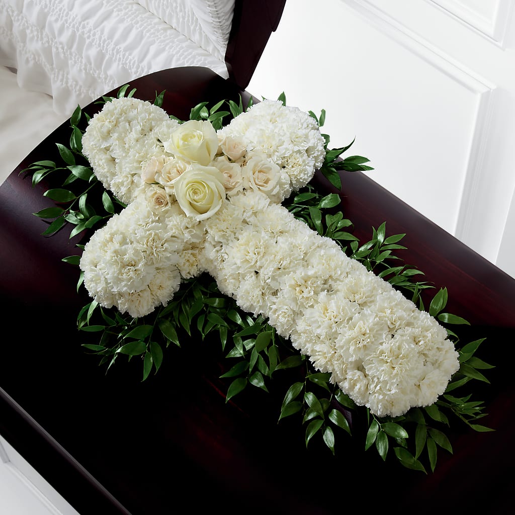 Peaceful Memories Casket Spray (Standard) – The Flower Nook Inc, Orlando FL