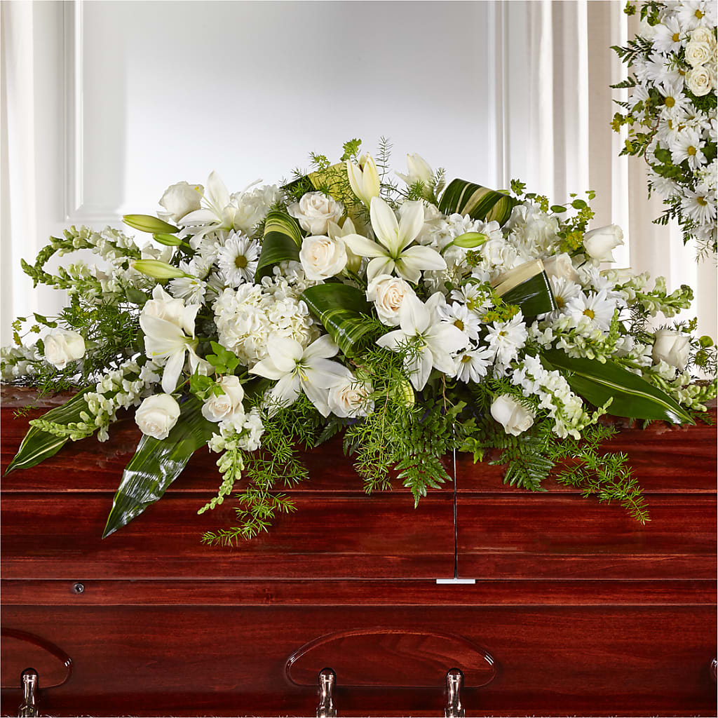 Abundance Casket Spray – The Flower Nook Inc, Orlando FL