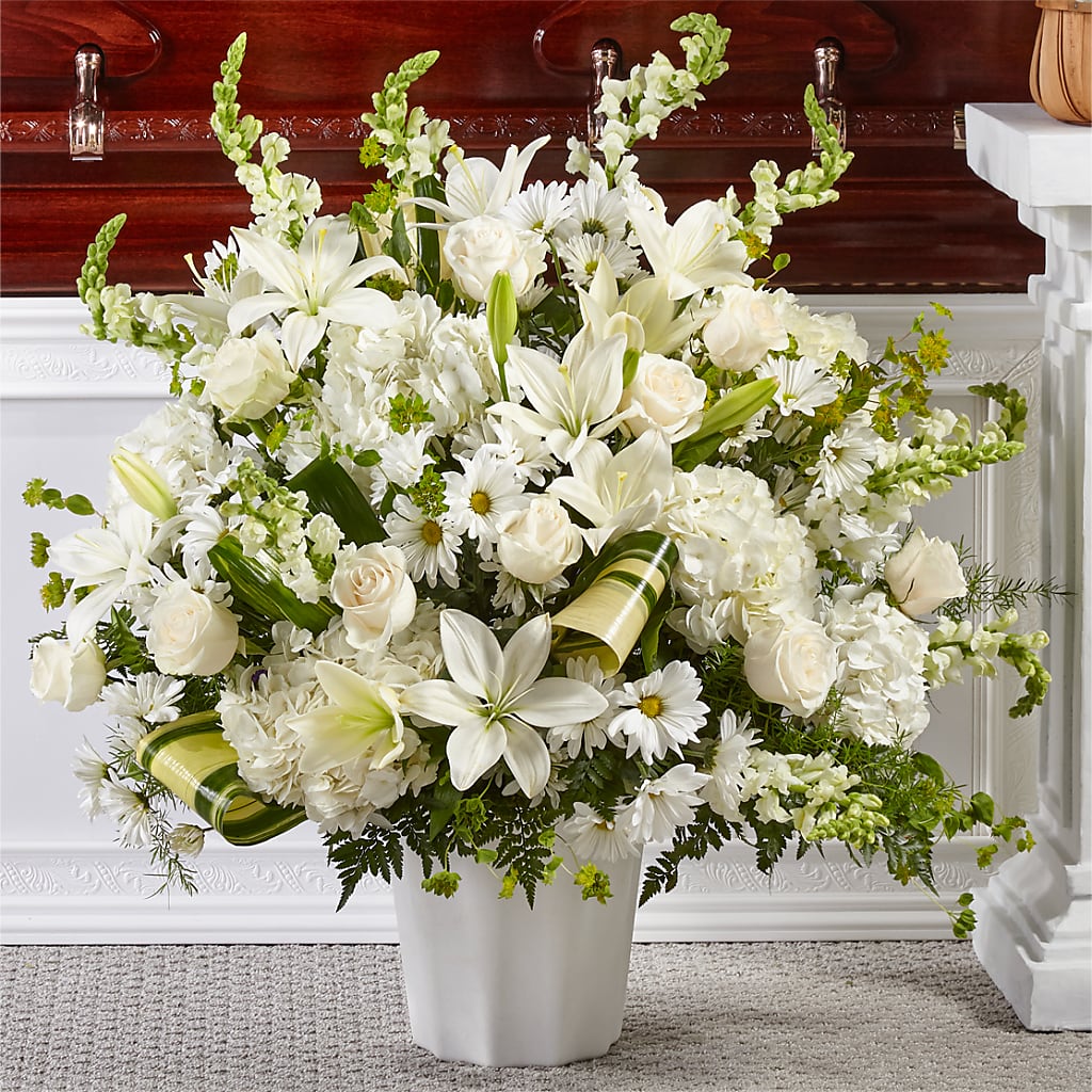 Thoughts of Tranquility Floor Basket – The Flower Nook Inc, Orlando FL