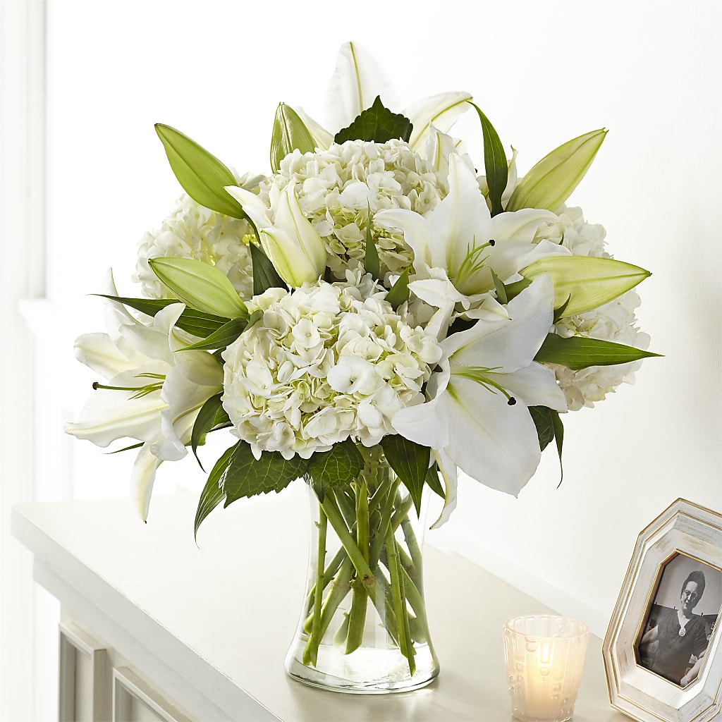 Compassionate Lily Bouquet – The Flower Nook Inc, Orlando FL