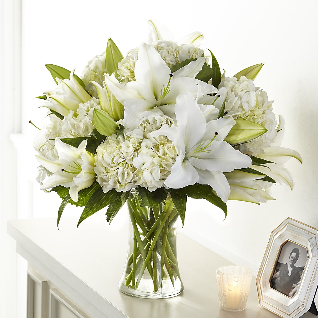 Compassionate Lily Bouquet – The Flower Nook Inc, Orlando FL