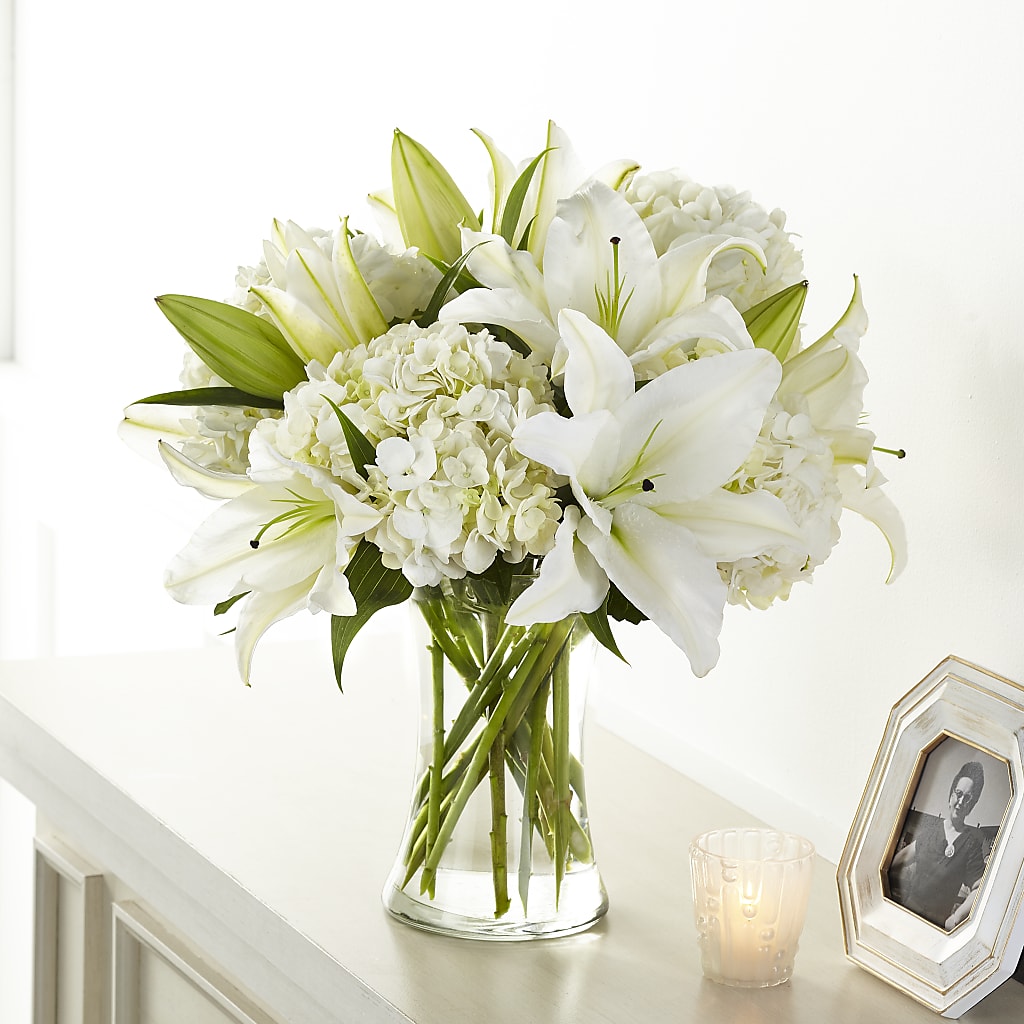 Compassionate Lily Bouquet – The Flower Nook Inc, Orlando FL