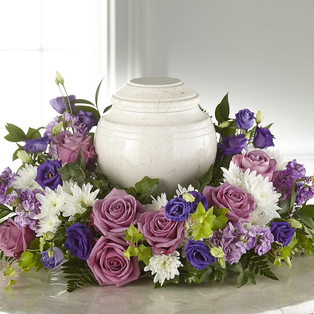Blooming Sympathy Cremation Adornment – The Flower Nook Inc, Orlando FL