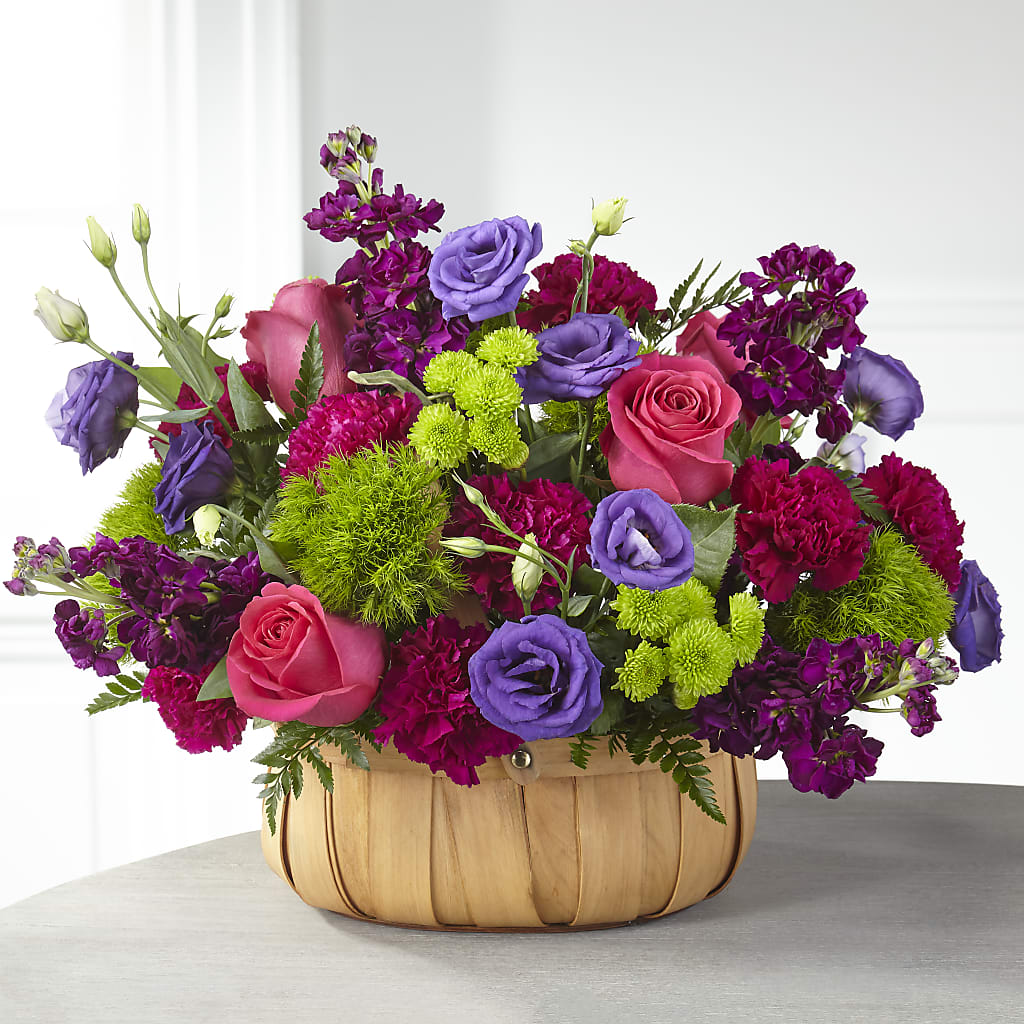 Serene Sanctuary Basket – The Flower Nook Inc, Orlando FL