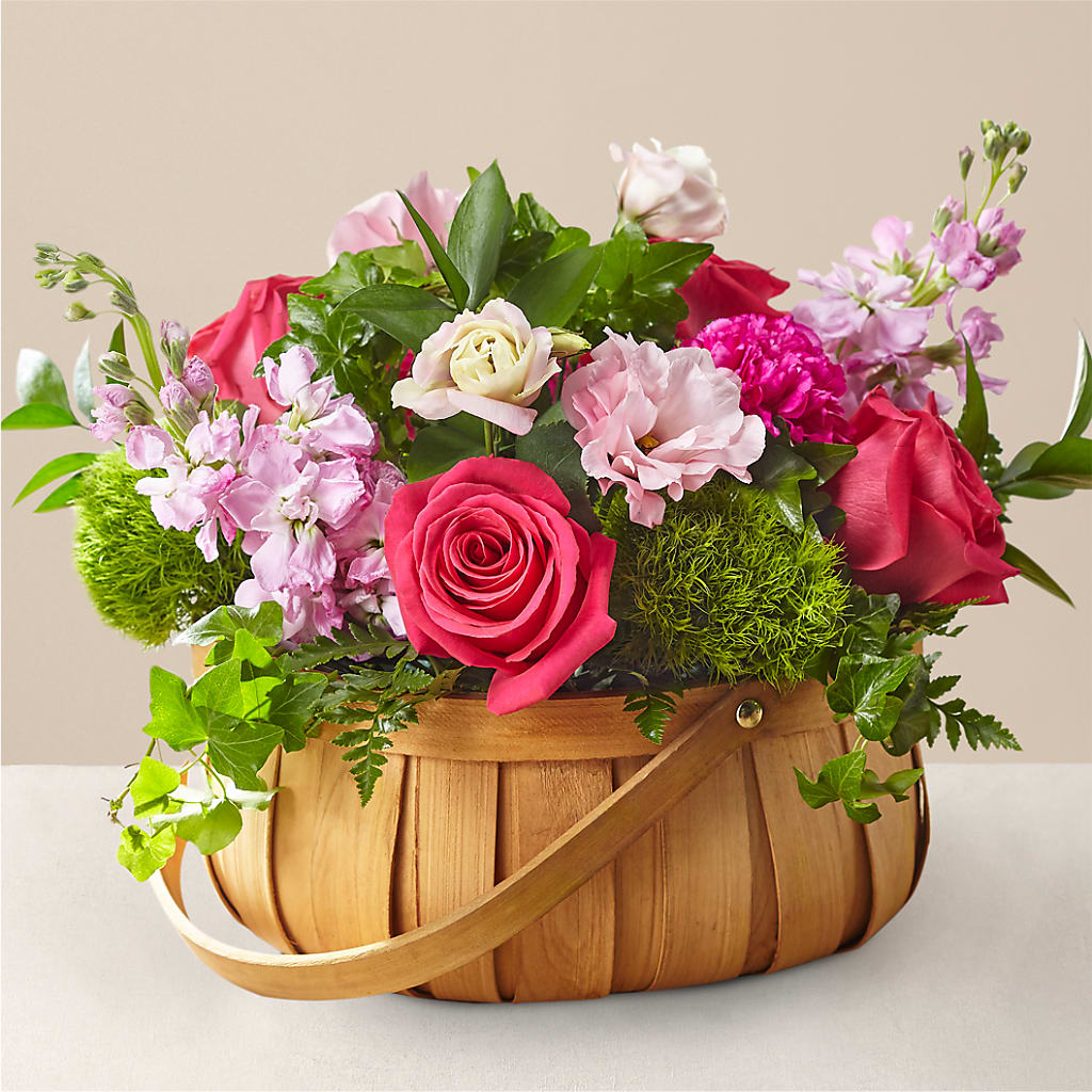 Radiance in Bloom Basket – The Flower Nook Inc, Orlando FL