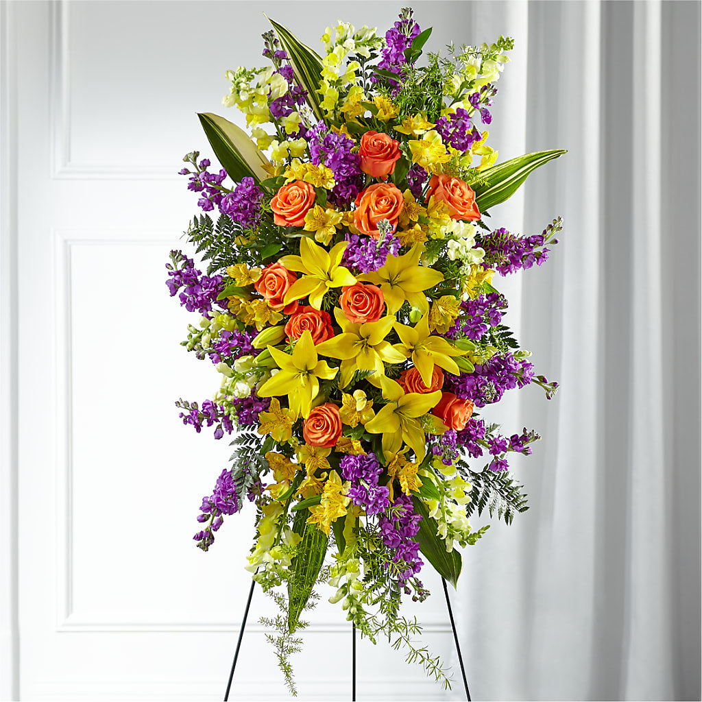 Thoughtful Prayers Standing Spray – The Flower Nook Inc, Orlando FL