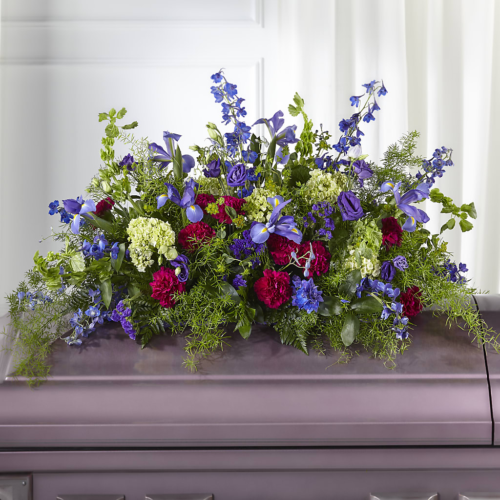 Always Treasured Casket Spray – The Flower Nook Inc, Orlando FL