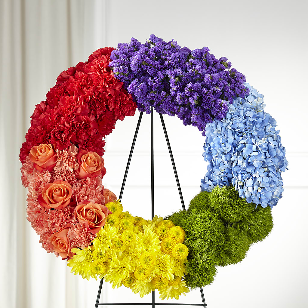 Circle of Love Wreath – The Flower Nook Inc, Orlando FL