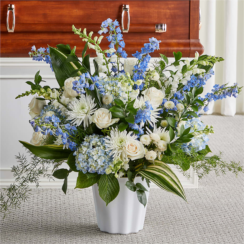 Everlasting Memories Floor Basket – The Flower Nook Inc, Orlando FL