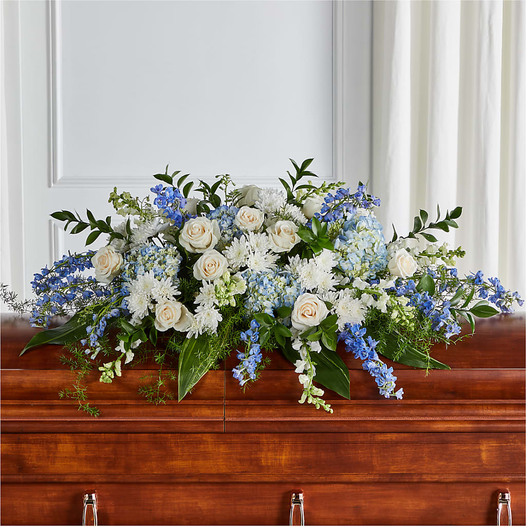 Timeless Essence Casket Spray – The Flower Nook Inc, Orlando FL