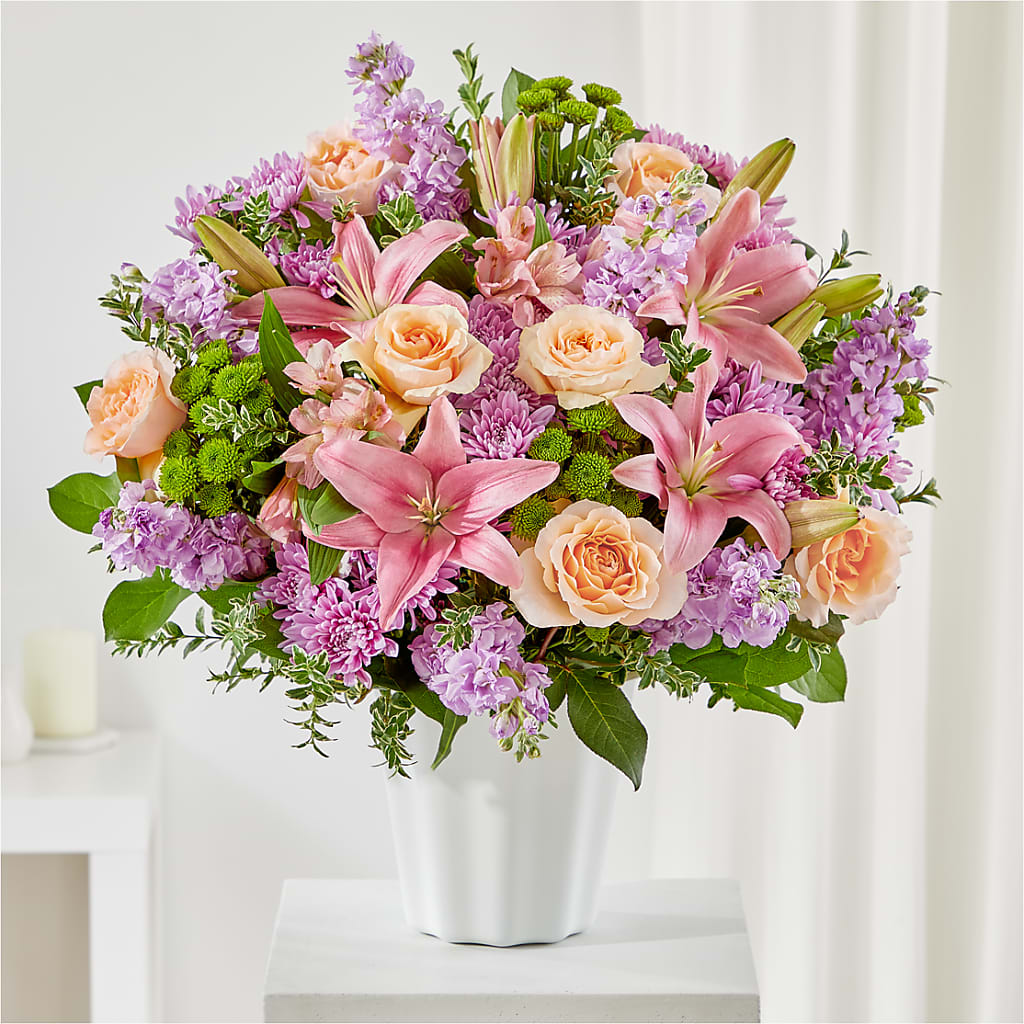 Supportive Embrace Tabletop Basket – The Flower Nook Inc, Orlando FL