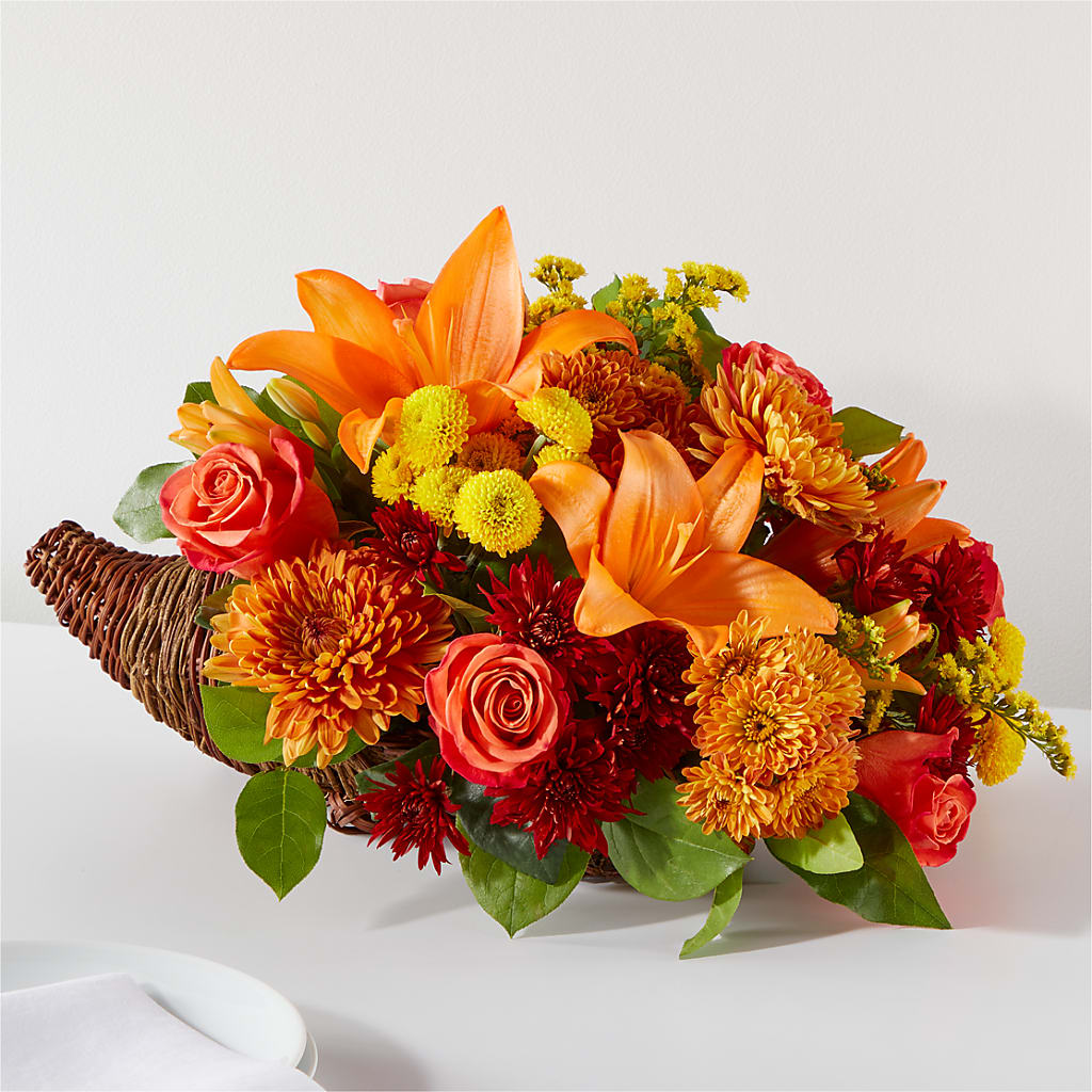 Bouquet of Blessings Cornucopia – The Flower Nook Inc, Orlando FL