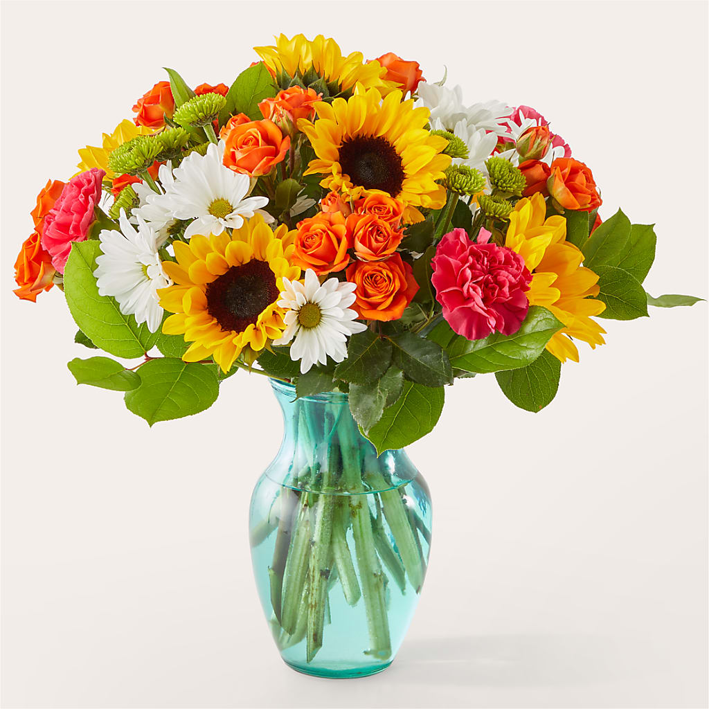 Sun-drenched Blooms Bouquet – The Flower Nook Inc, Orlando FL