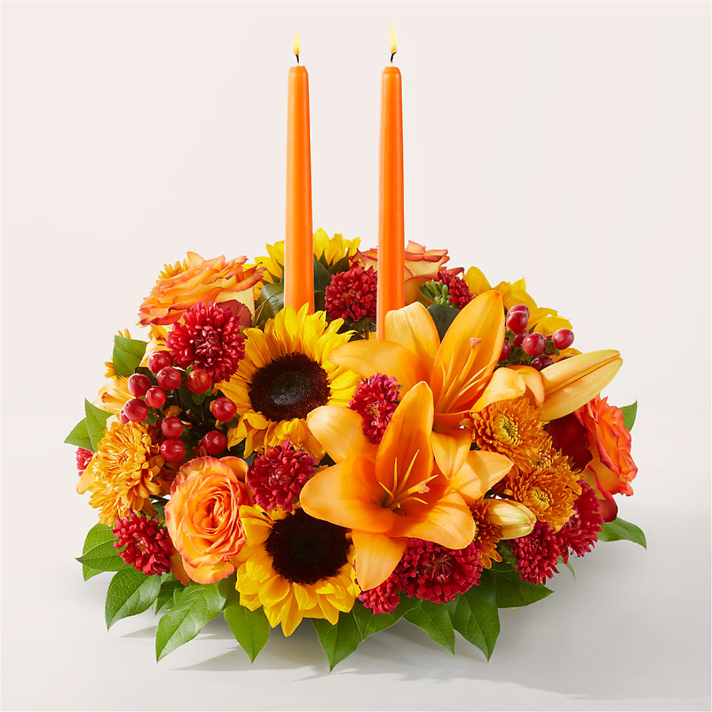 Grateful Centerpiece – The Flower Nook Inc, Orlando FL