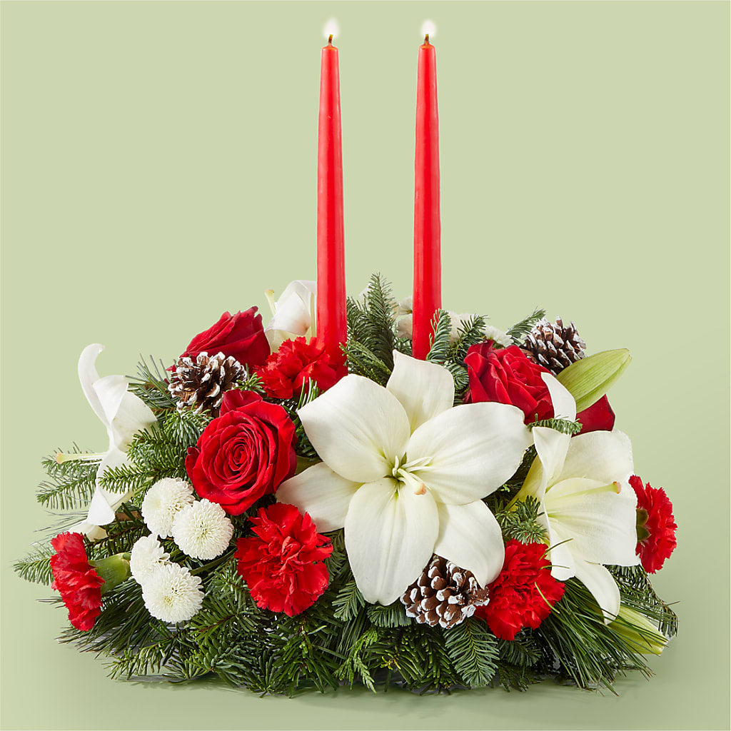 Seasonal Festivities Centerpiece – The Flower Nook Inc, Orlando FL