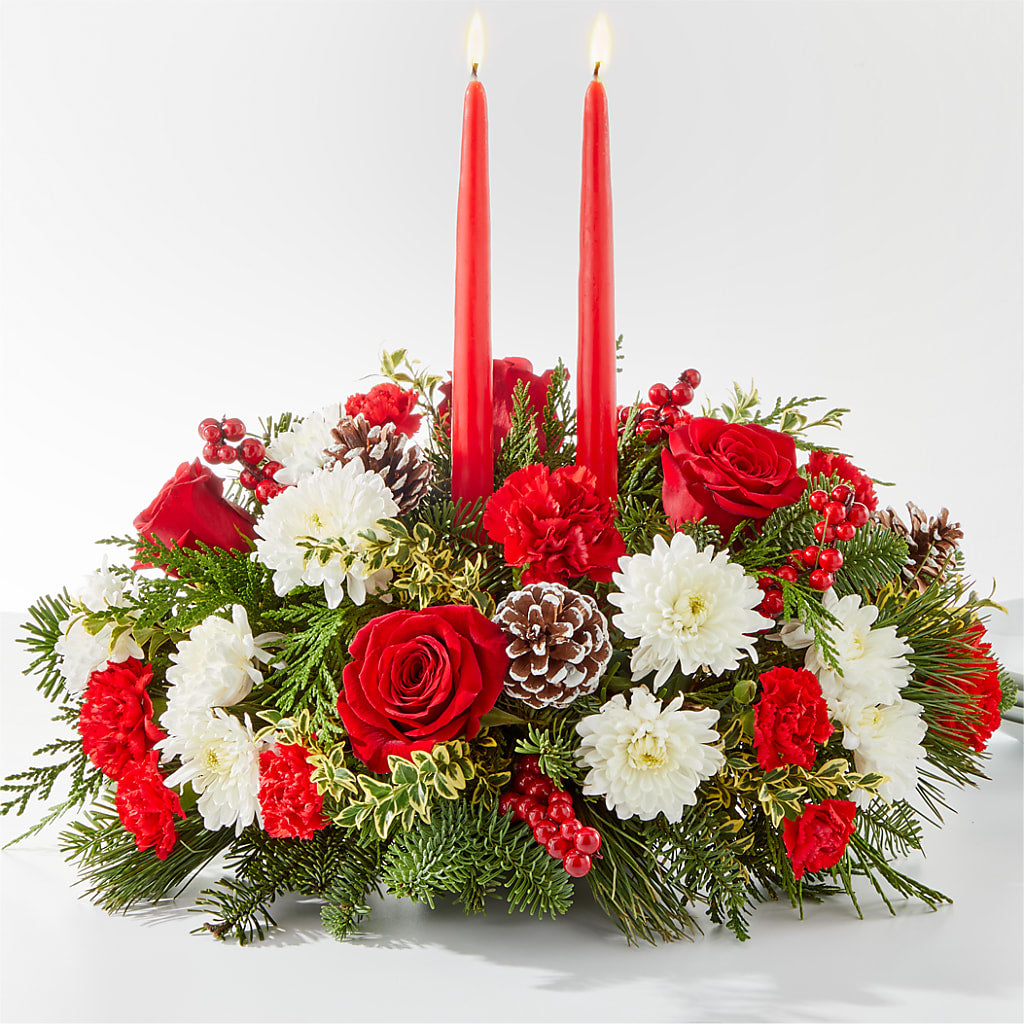 Holiday Soiree Centerpiece – The Flower Nook Inc, Orlando FL