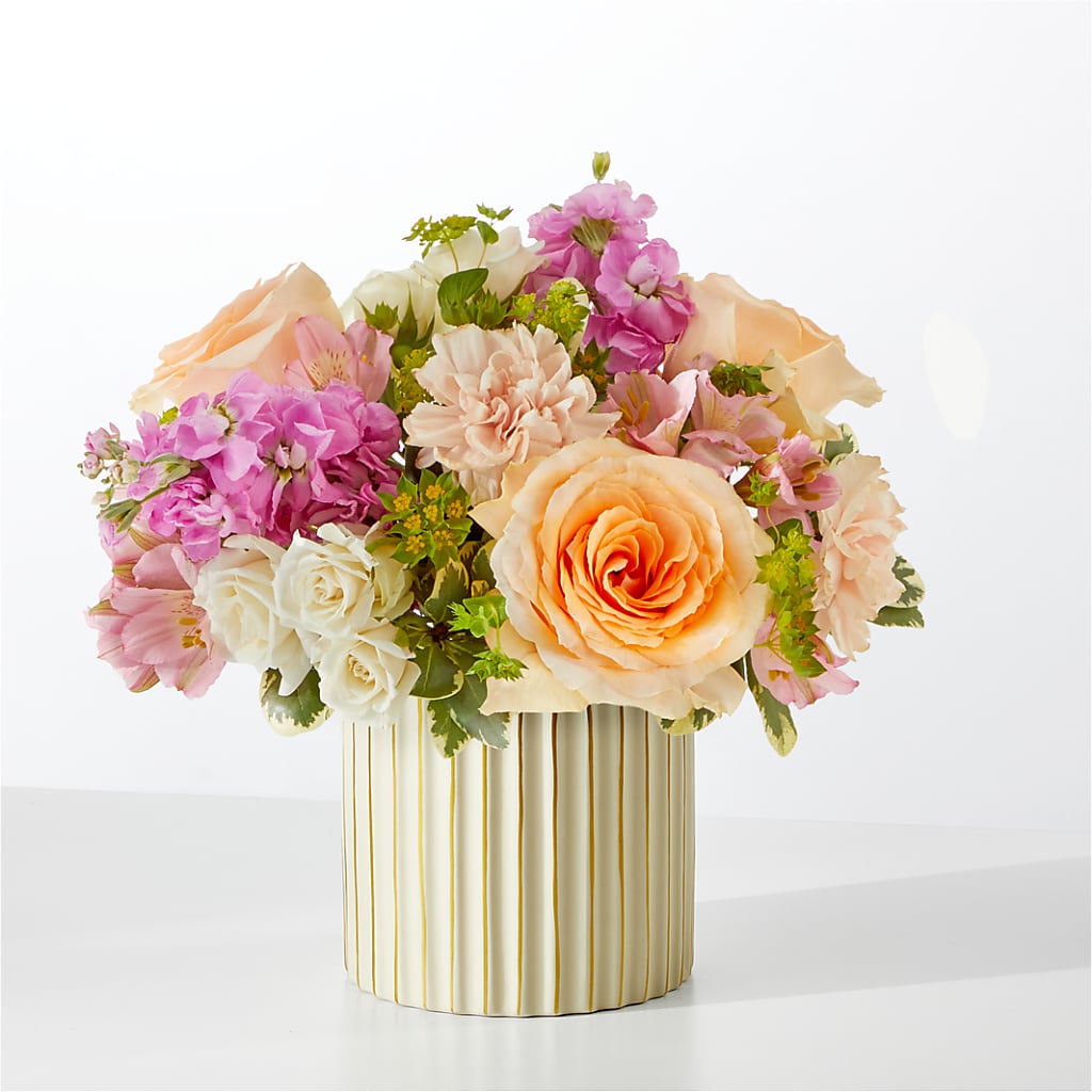 Paradise Bouquet with Ivory Vase – The Flower Nook Inc, Orlando FL