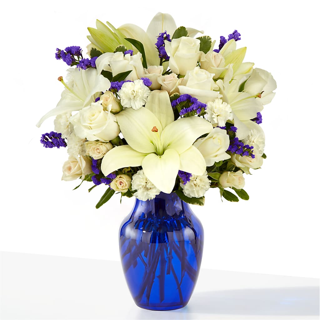 Sapphire Rush Bouquet – The Flower Nook Inc, Orlando FL
