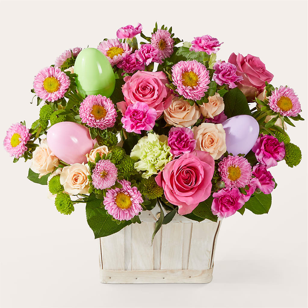 Get Eggcited Basket – The Flower Nook Inc, Orlando FL