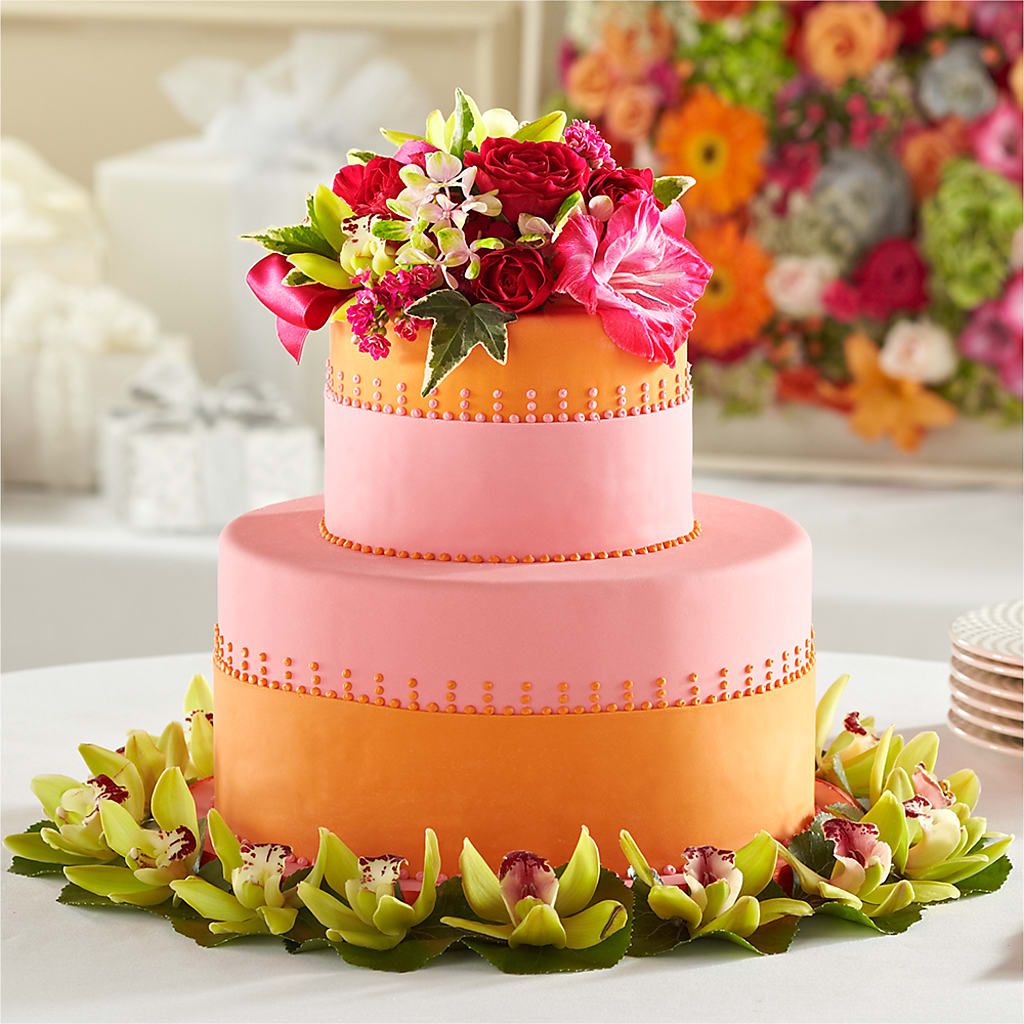 Sweet Citrus Cake Decor – The Flower Nook Inc, Orlando FL