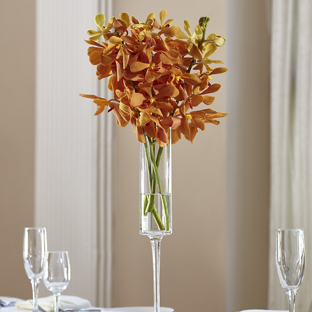 Orange Mokara Bouquet – The Flower Nook Inc, Orlando FL