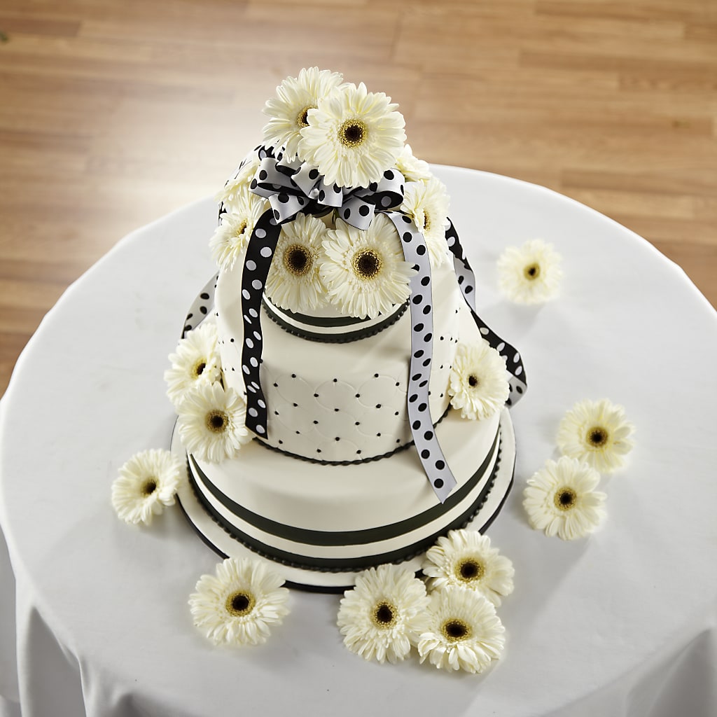 Simple Sophistication Cake Décor – The Flower Nook Inc, Orlando FL