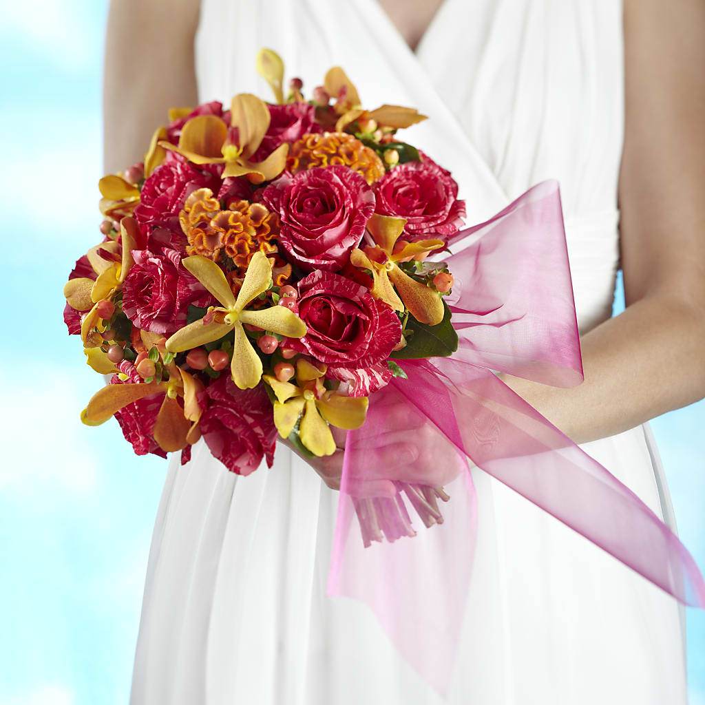 Brilliant Shades of Love Bouquet – The Flower Nook Inc, Orlando FL