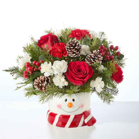 Jolly Snowman Bouquet –  The Flower Nook Inc, Orlando FL