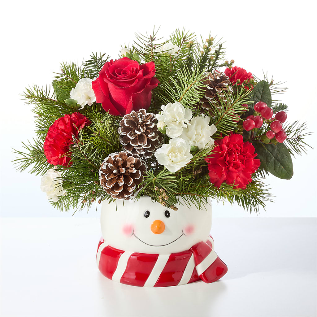 Jolly Snowman Bouquet –  The Flower Nook Inc, Orlando FL