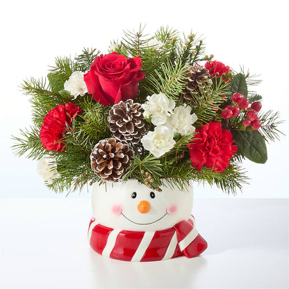 Jolly Snowman Bouquet –  The Flower Nook Inc, Orlando FL