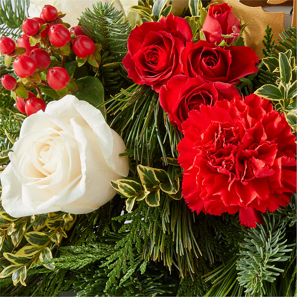 December Dreams Centerpiece –  The Flower Nook Inc, Orlando FL