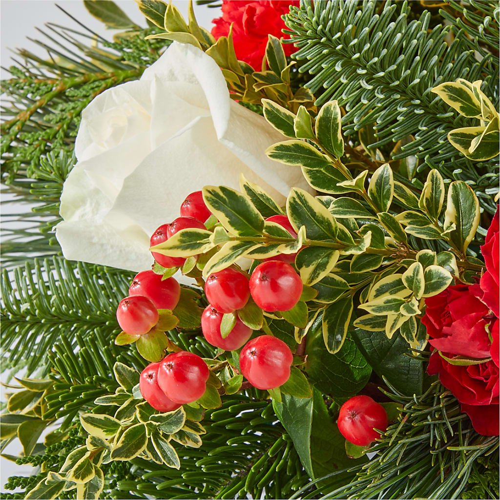 December Dreams Centerpiece –  The Flower Nook Inc, Orlando FL