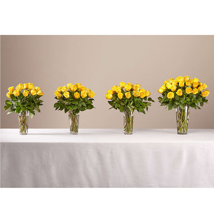 Long Stem Yellow Rose Bouquet –  The Flower Nook Inc, Orlando FL