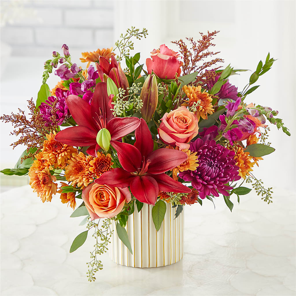 Burgundy Landscape Bouquet –  The Flower Nook Inc, Orlando FL