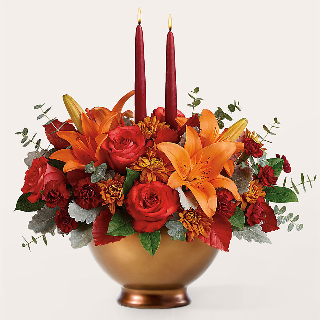 Fruits of Fall Centerpiece –  The Flower Nook Inc, Orlando FL